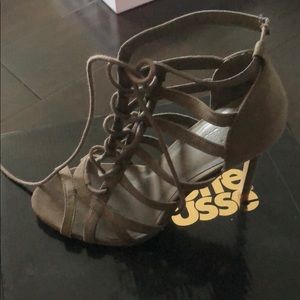 Charlotte Russe Taupe Heels Size 8